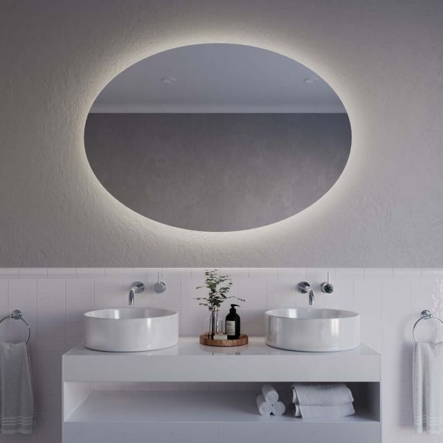Specchio ovale con illuminazione a LED A32