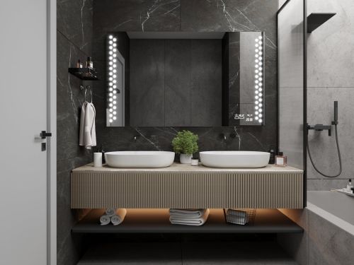 Specchio per bagno con illuminazione Artalo M10 premium 