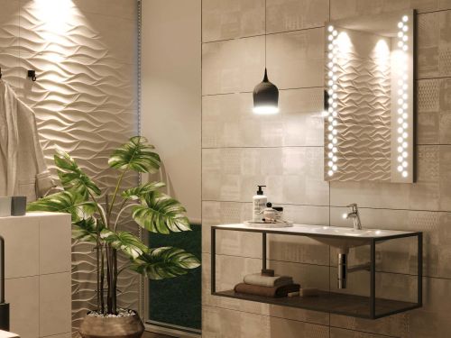Specchio con illuminazione per bagno M10 premium 