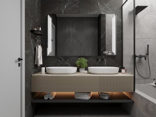 Grande specchio per bagno Artalo M18 premium 