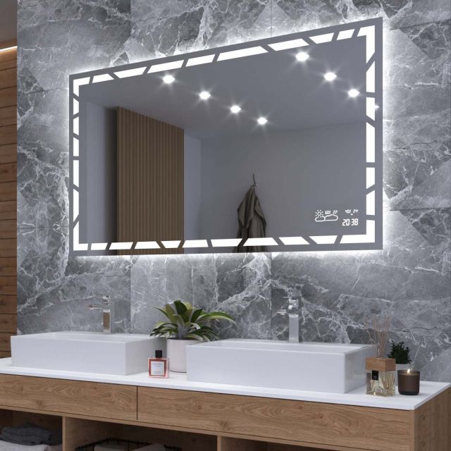Specchio con luminazione LED M21