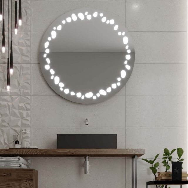 Specchio rotondo con iluminazione LED C7 premium