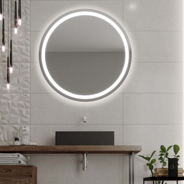 Specchio rotondo con iluminazione LED C4