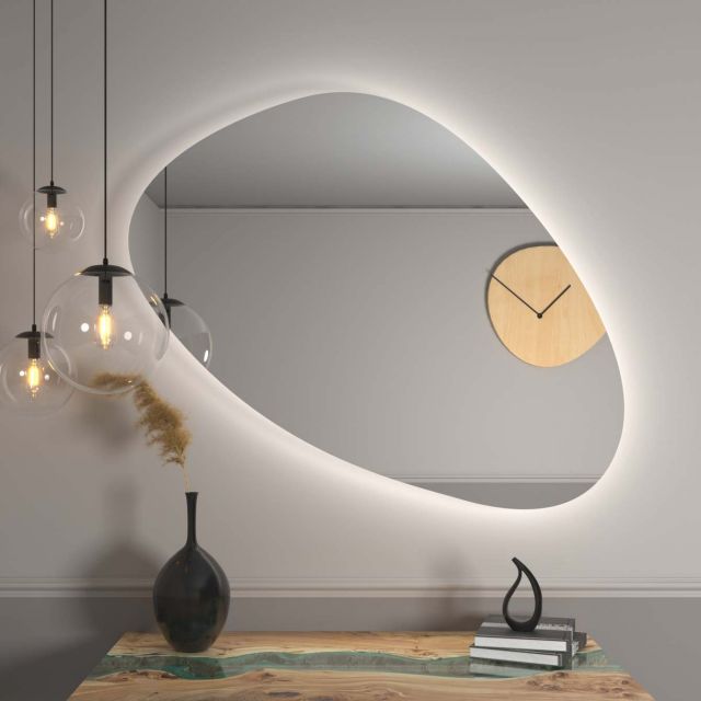 Specchio organico LED con illuminazione A20