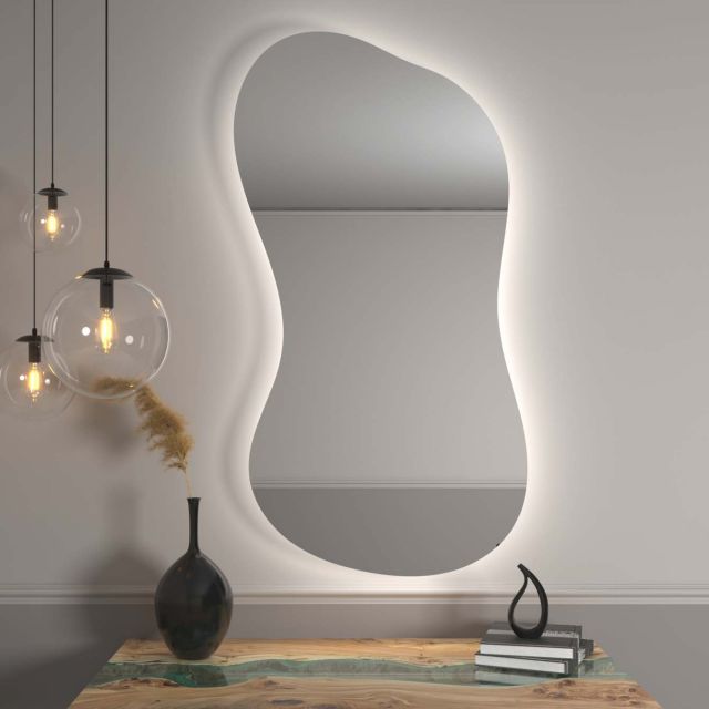 Specchio organico LED con illuminazione A21